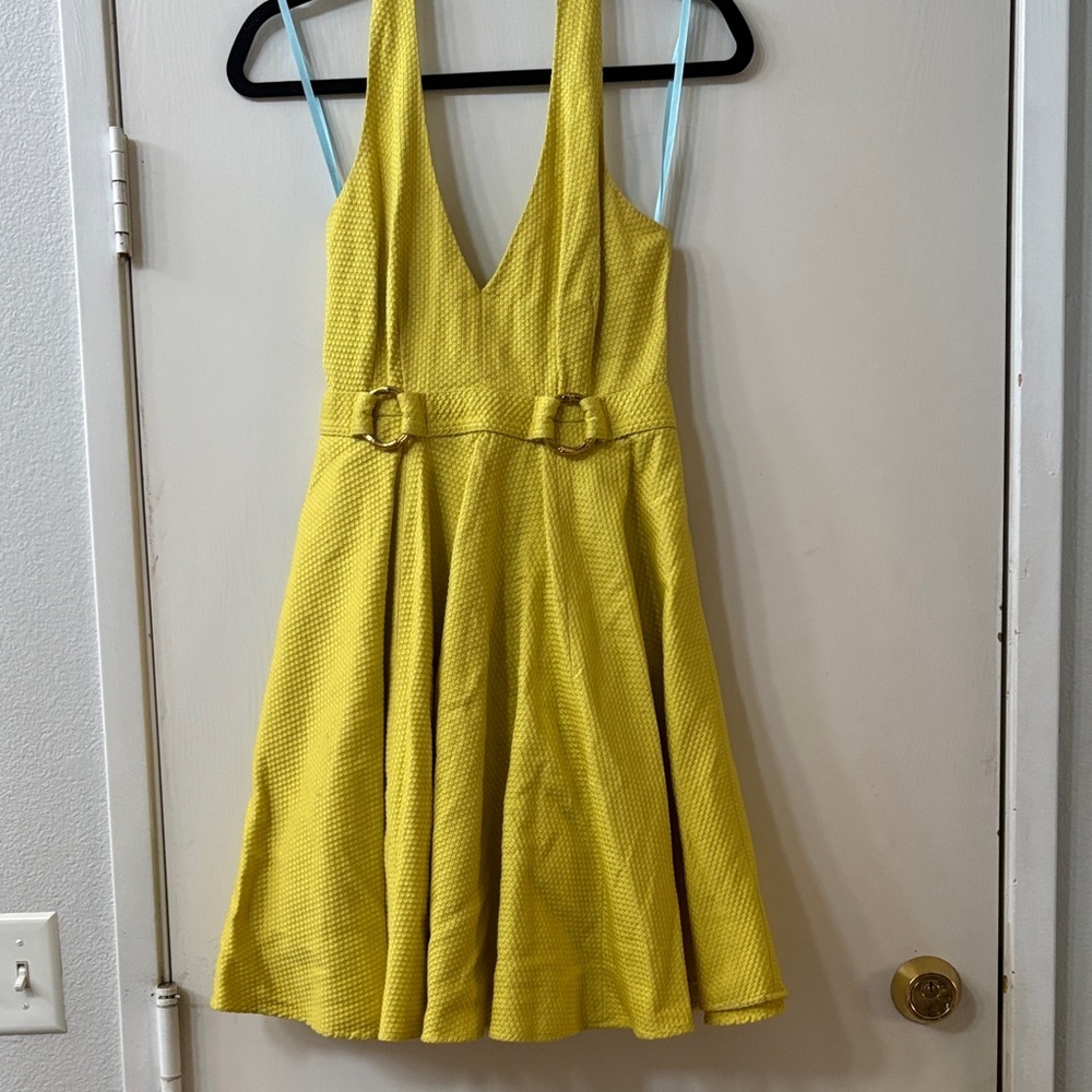 Marciano Yellow Sleeveless Dress